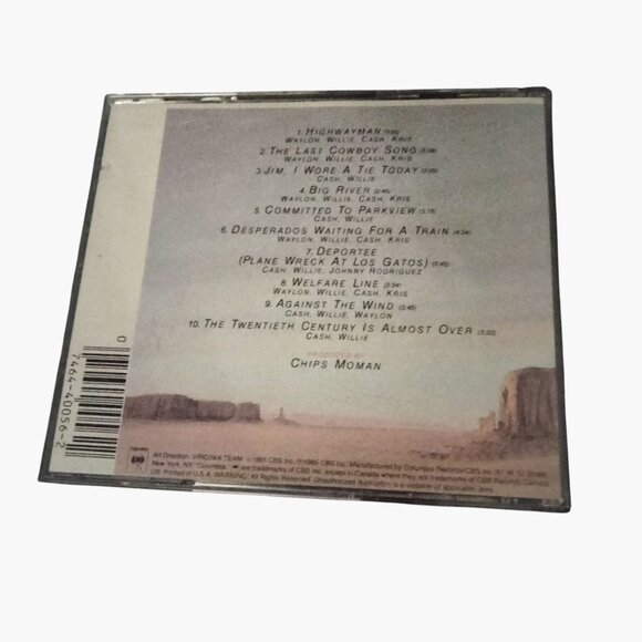 Highwayman CD Waylon Jennings Willie Nelson Johnny Cash Kris Kristofferson 1985 - Picture 2 of 5